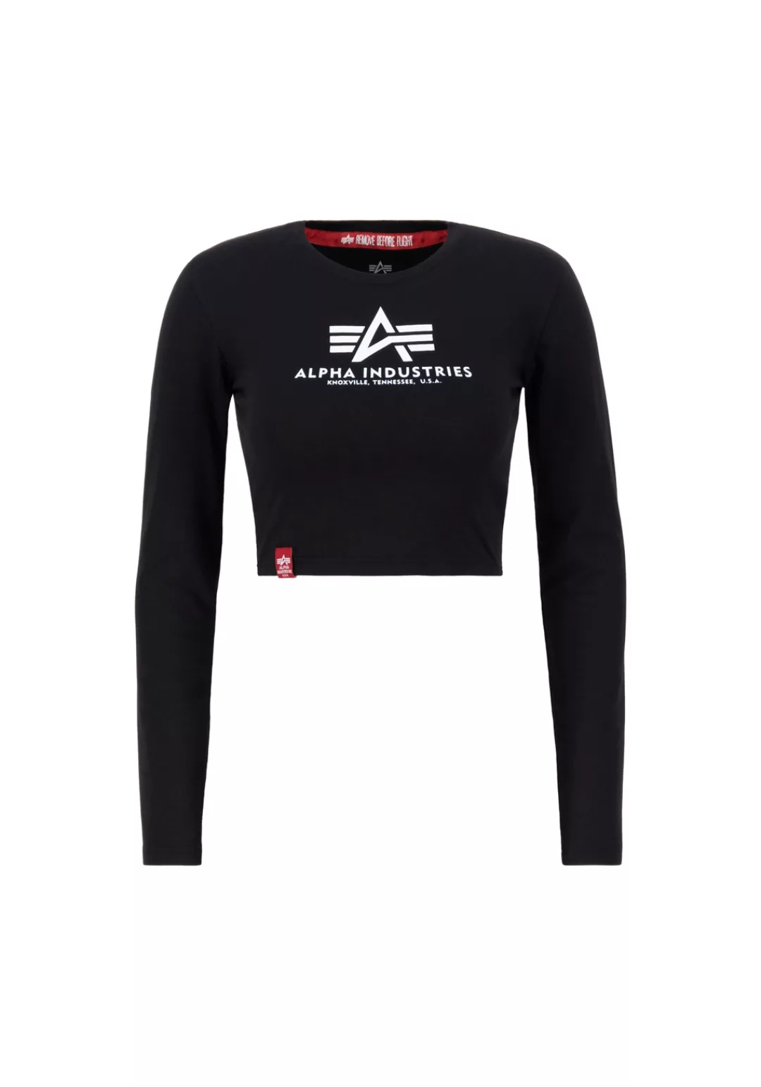 Alpha Industries Sweater "Alpha Industries Women - Longsleeves Basic Croppe günstig online kaufen