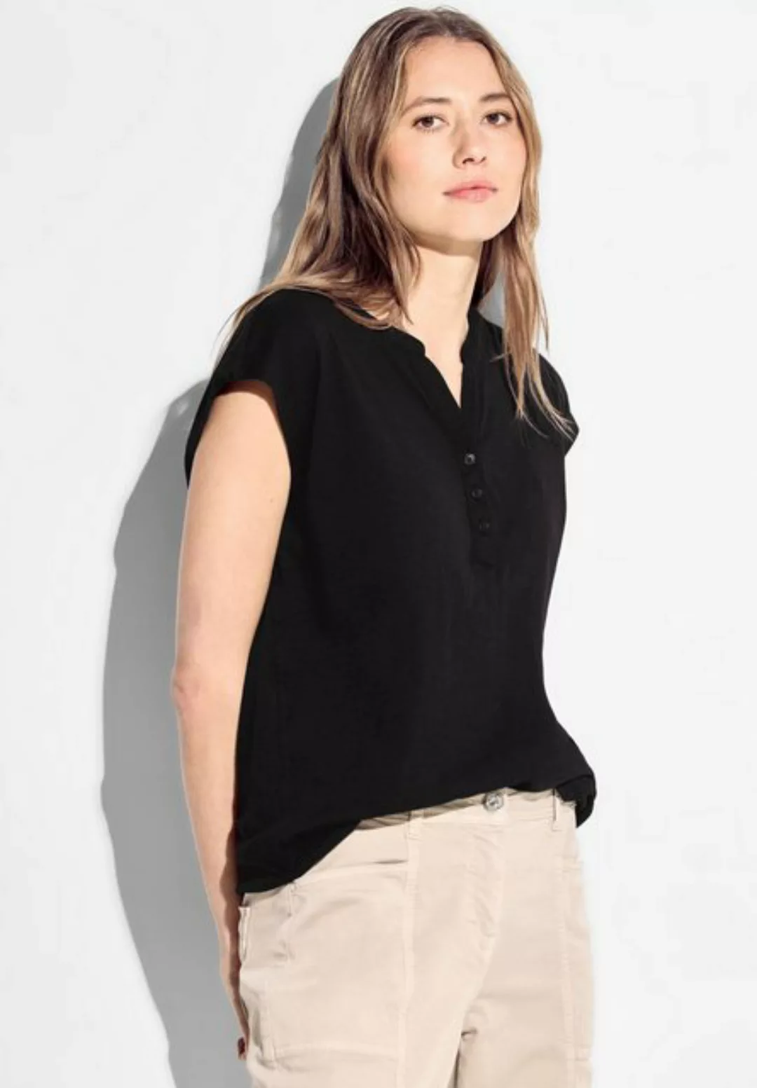 Cecil T-Shirt aus reiner Baumwolle günstig online kaufen