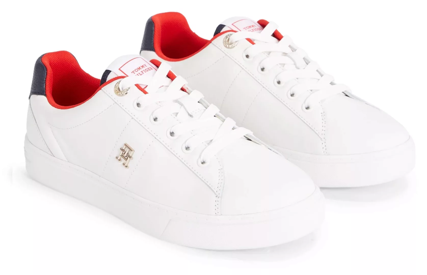 Tommy Hilfiger Plateausneaker "ESSENTIAL ELEVATED COURT SNEAKER", in nachha günstig online kaufen