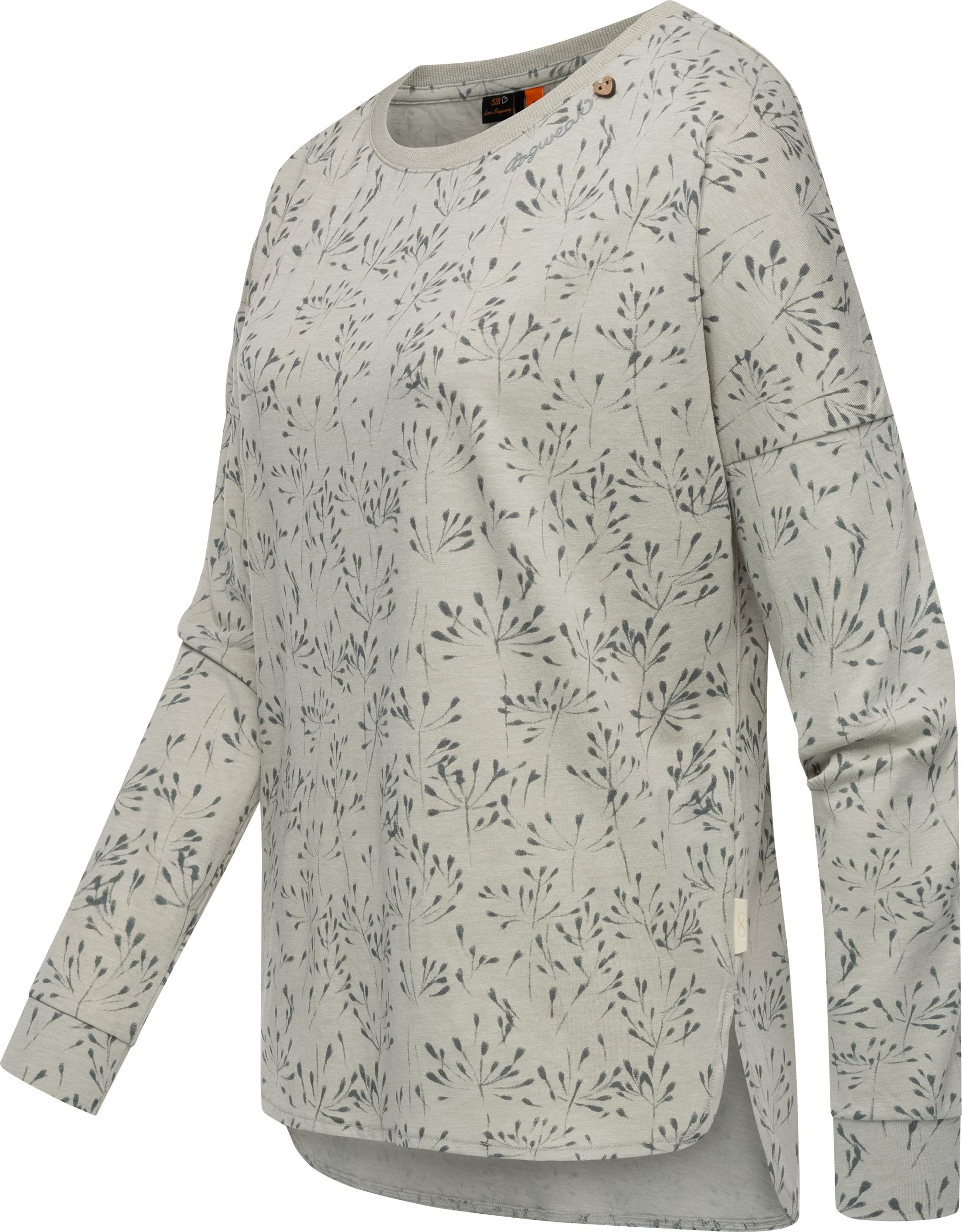 Ragwear Langarmshirt "Shimona Long Flowery", nachhaltigeres Damen Sweatshir günstig online kaufen