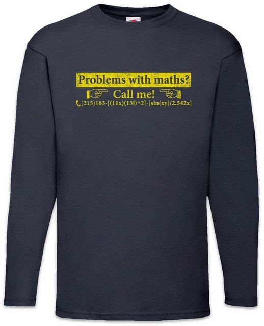 Urban Backwoods Langarmshirt Problem with Maths Langarm T-Shirt Geek Nerd F günstig online kaufen