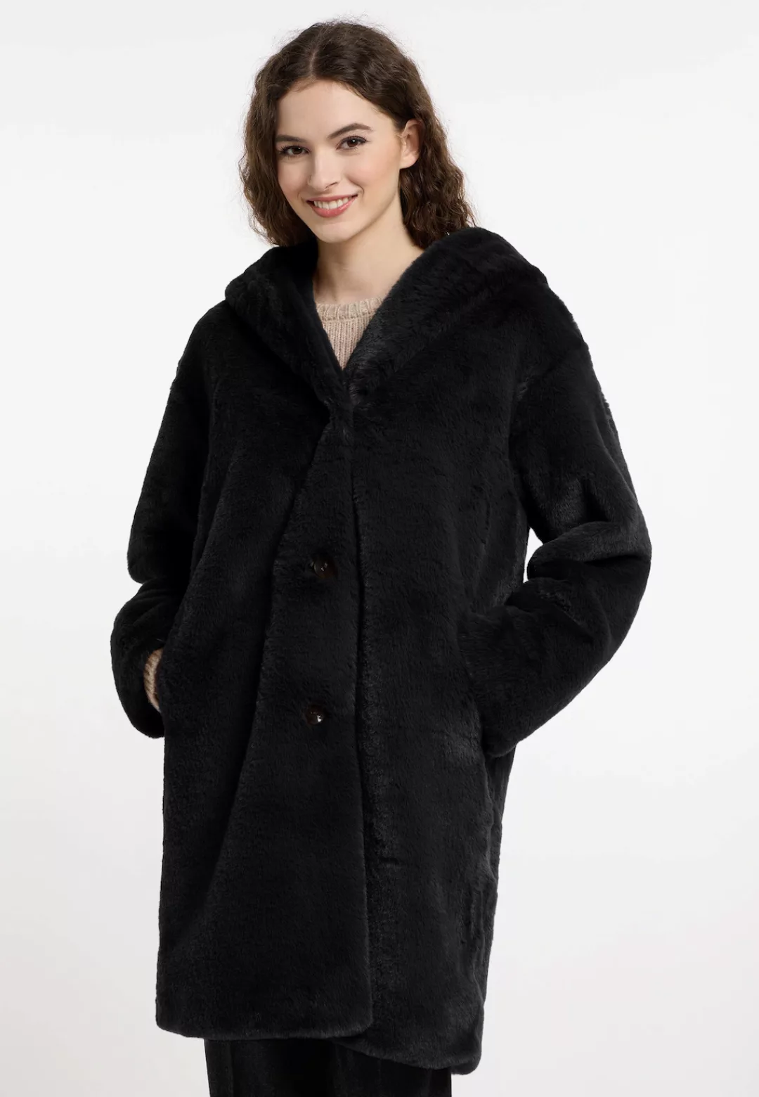 Frieda & Freddies Winterjacke "Fake Fur Jacket / Sunday-rose", mit klassisc günstig online kaufen