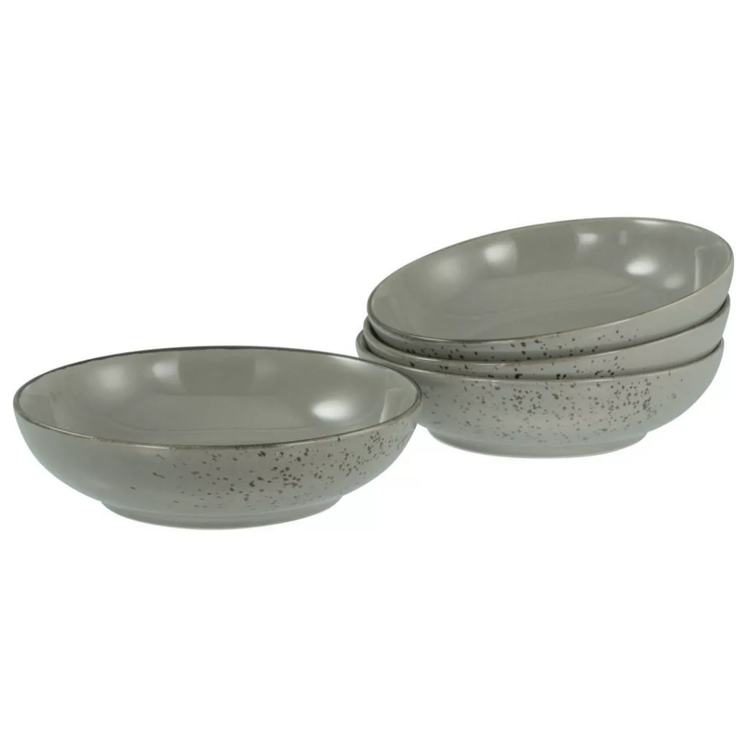 CreaTable Schüssel-Set Nature Collection Stone grau Steinzeug günstig online kaufen