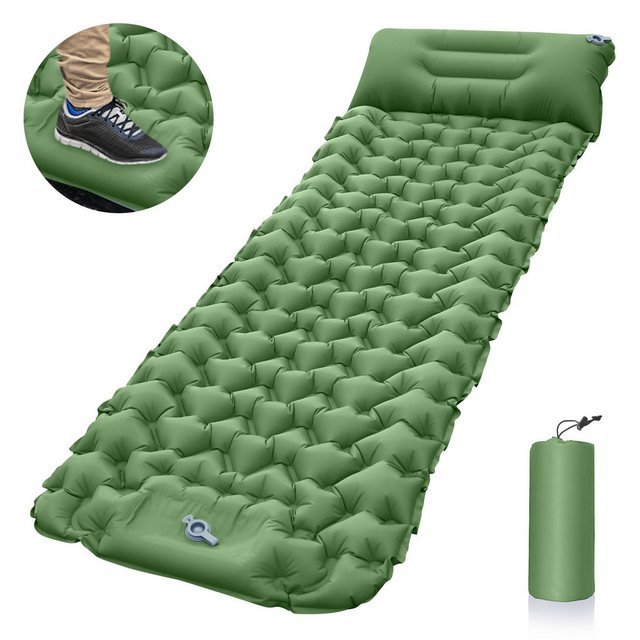 Fivejoy Luftbett Große Outdoor-Isomatte mit Kissen, faltbar, 193 x 68 x 8 c günstig online kaufen