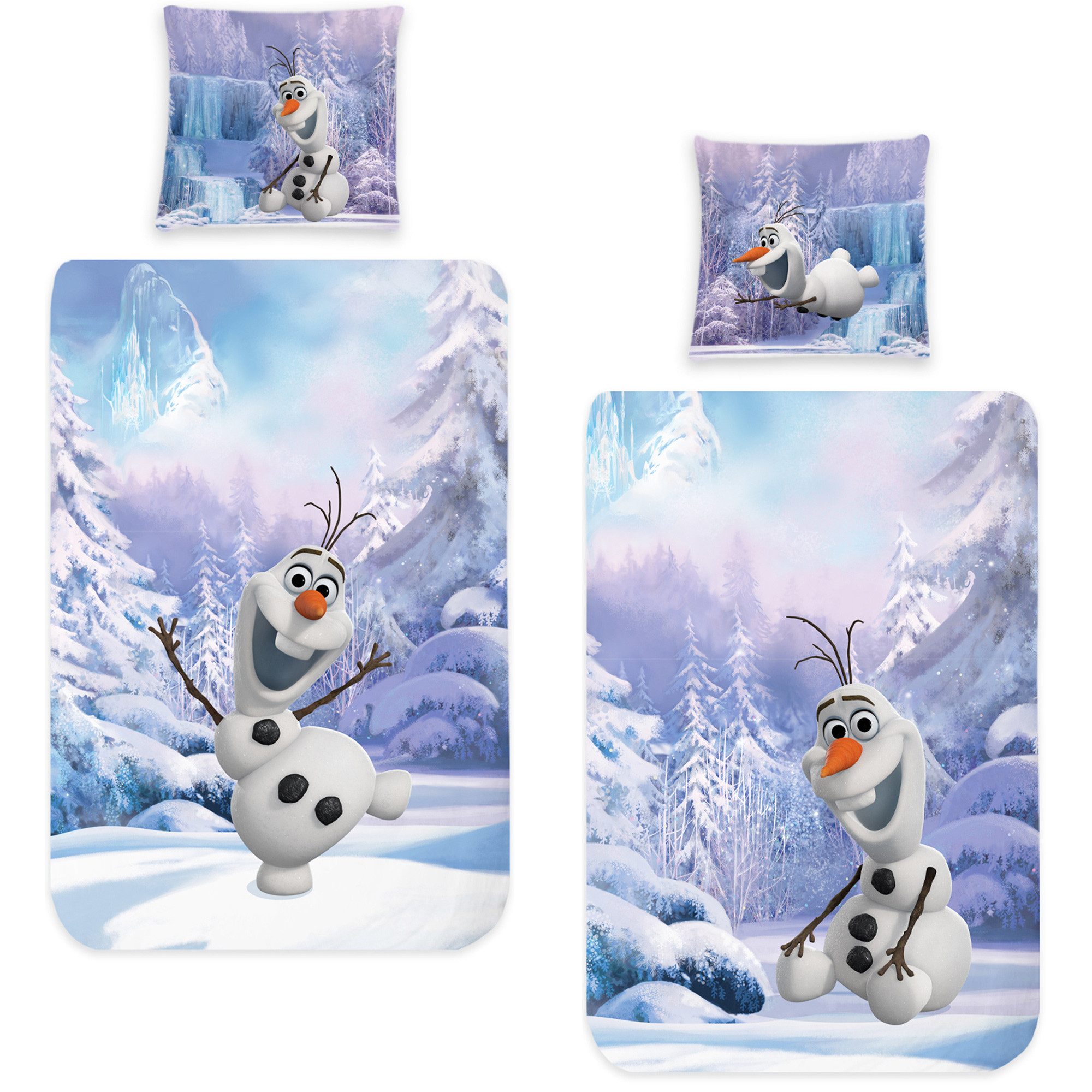 BERONAGE Kinderbettwäsche Frozen Die Eiskönigin Olaf günstig online kaufen