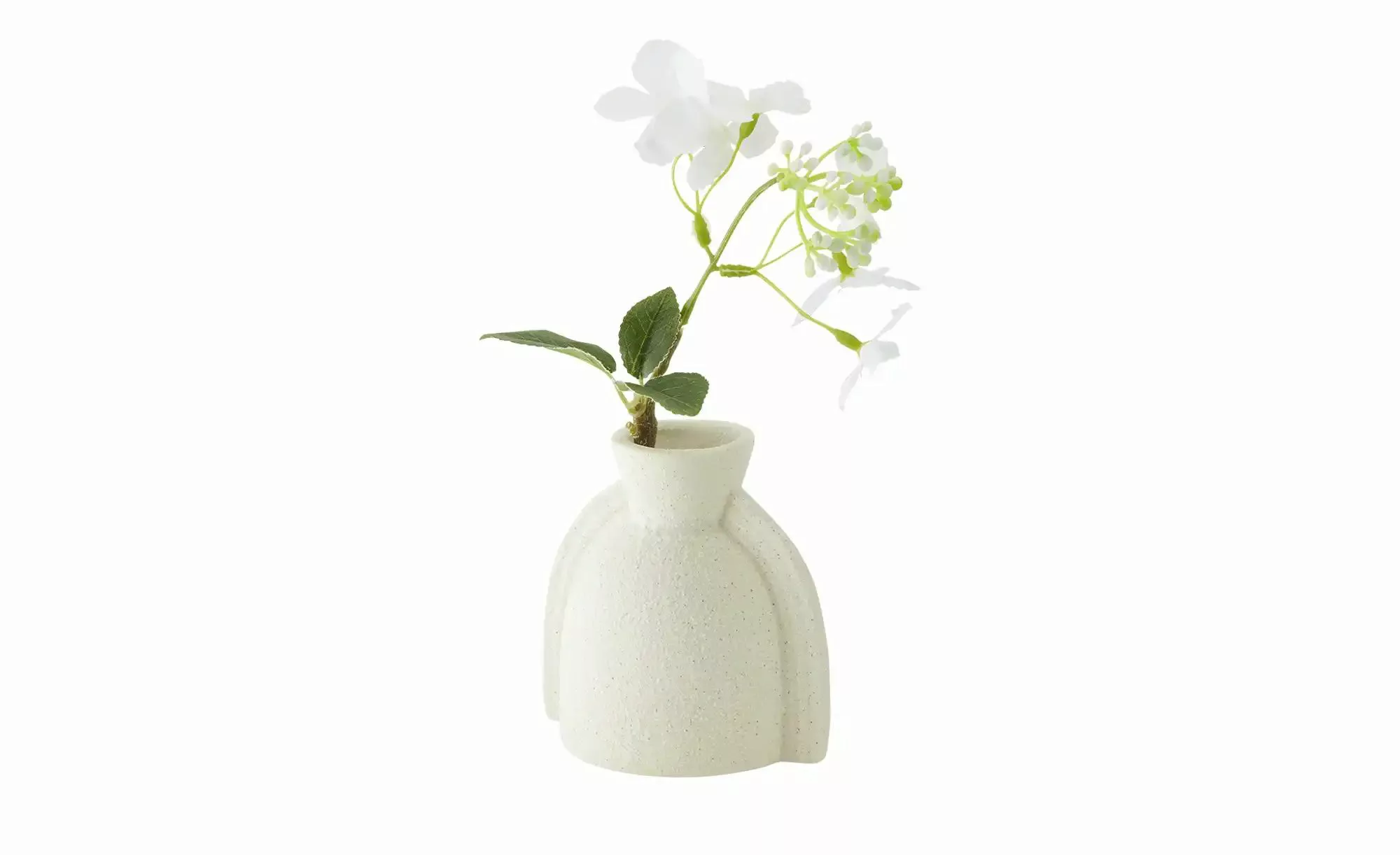 HOME STORY Vase   ¦ creme ¦ Porzellan ¦ Maße (cm): H: 10,5  Ø: 10.5 Accesso günstig online kaufen