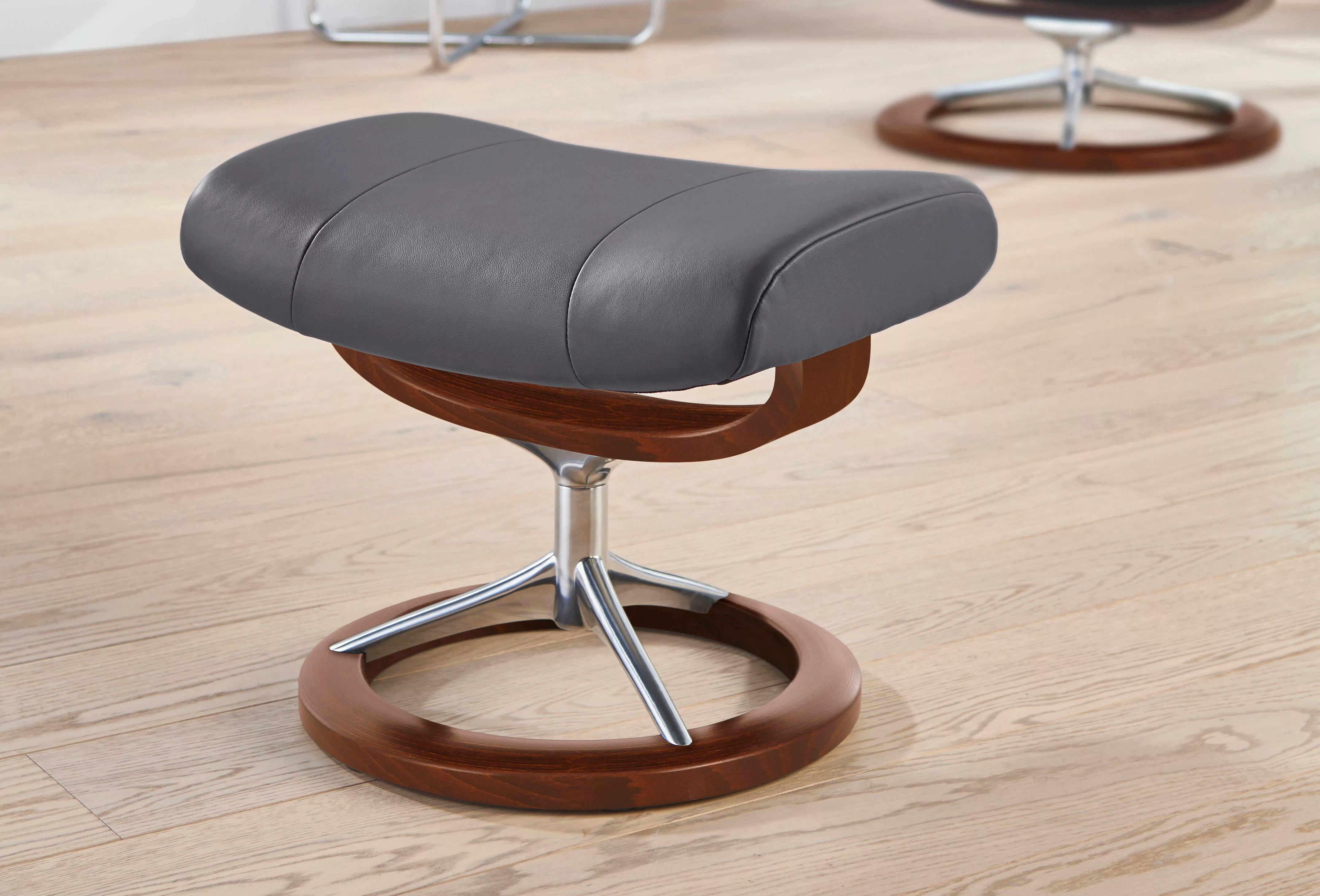 Stressless Hocker "Garda", mit Signature Base, Gestell Braun günstig online kaufen