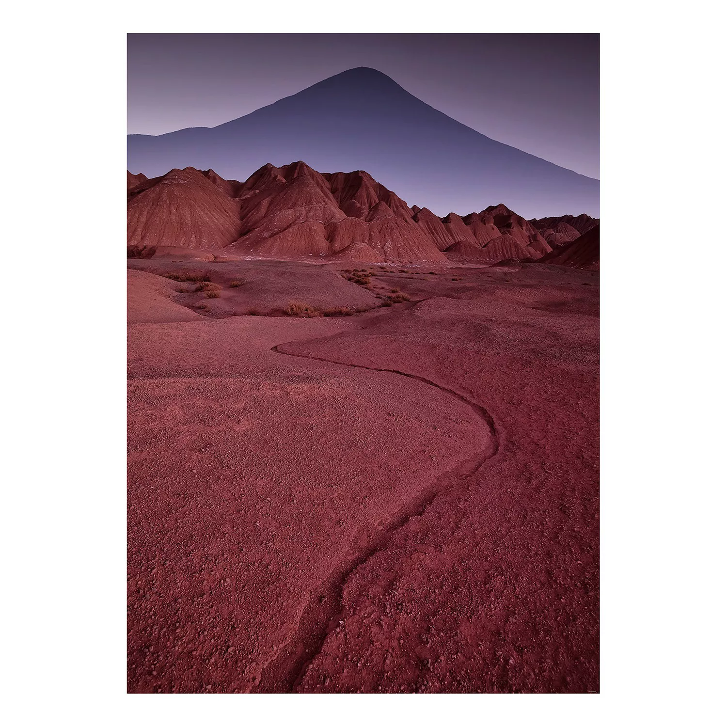 KOMAR Vlies Fototapete - Red Mountain Desert - Größe 200 x 280 cm mehrfarbi günstig online kaufen