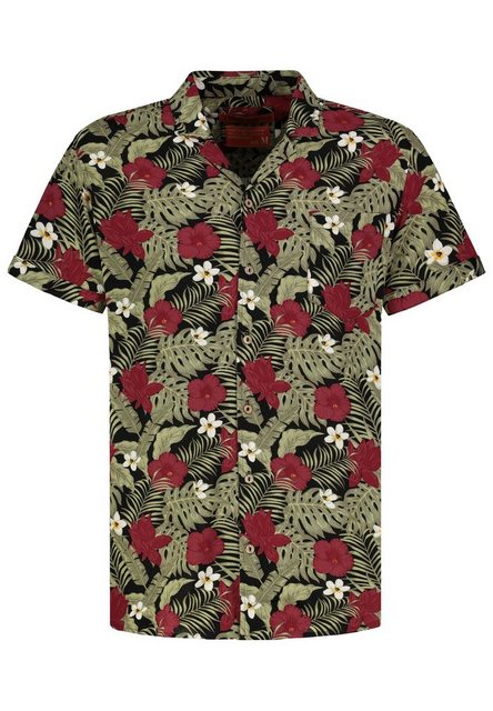 Urban Surface Kurzarmhemd Hawaiihemd kurzarm Alloverprint günstig online kaufen