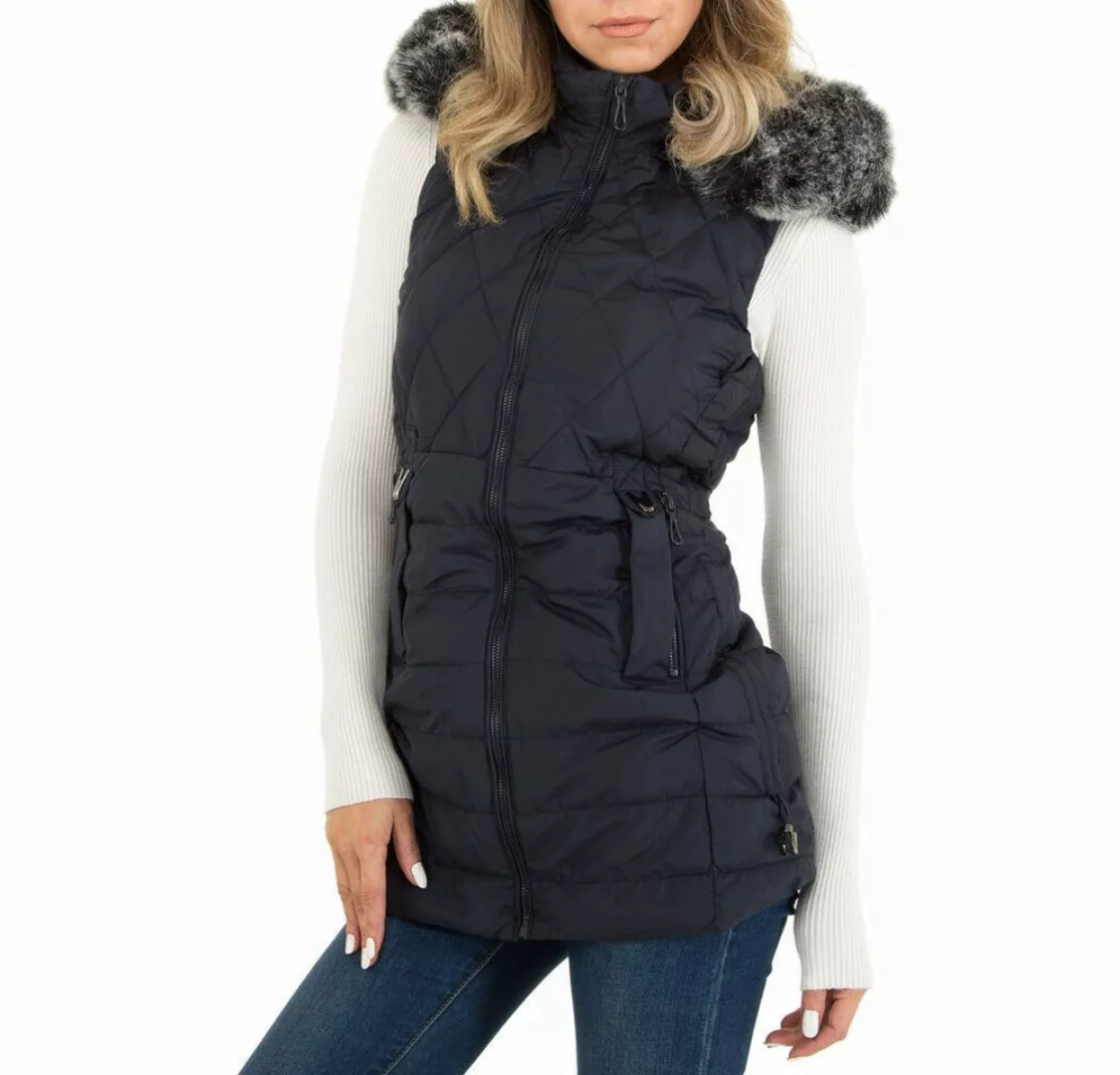 Ital-Design Steppweste Damen Freizeit (87256429) Kapuze (abnehmbar) Gefütte günstig online kaufen