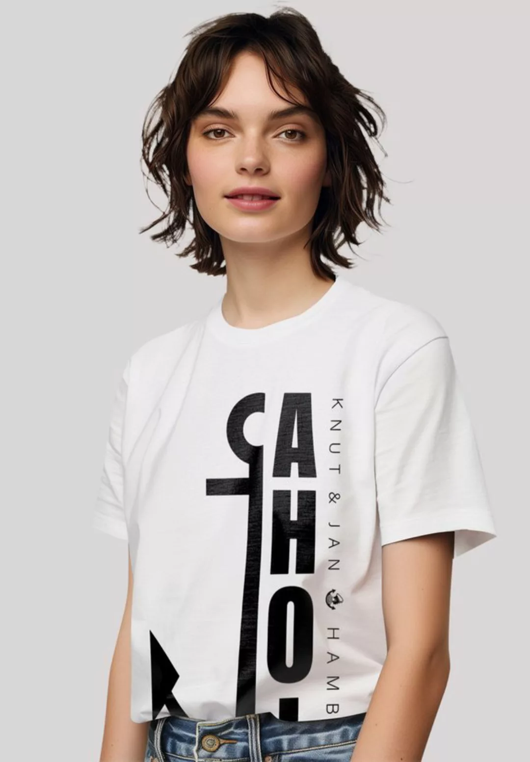 F4NT4STIC T-Shirt "Ahoi Anker Crop Knut & Jan Hamburg", Premium Qualität günstig online kaufen