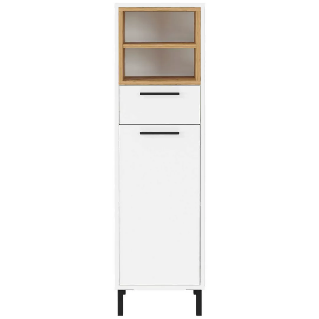 Midischrank weiß B/H/T: ca. 34x119x34 cm günstig online kaufen