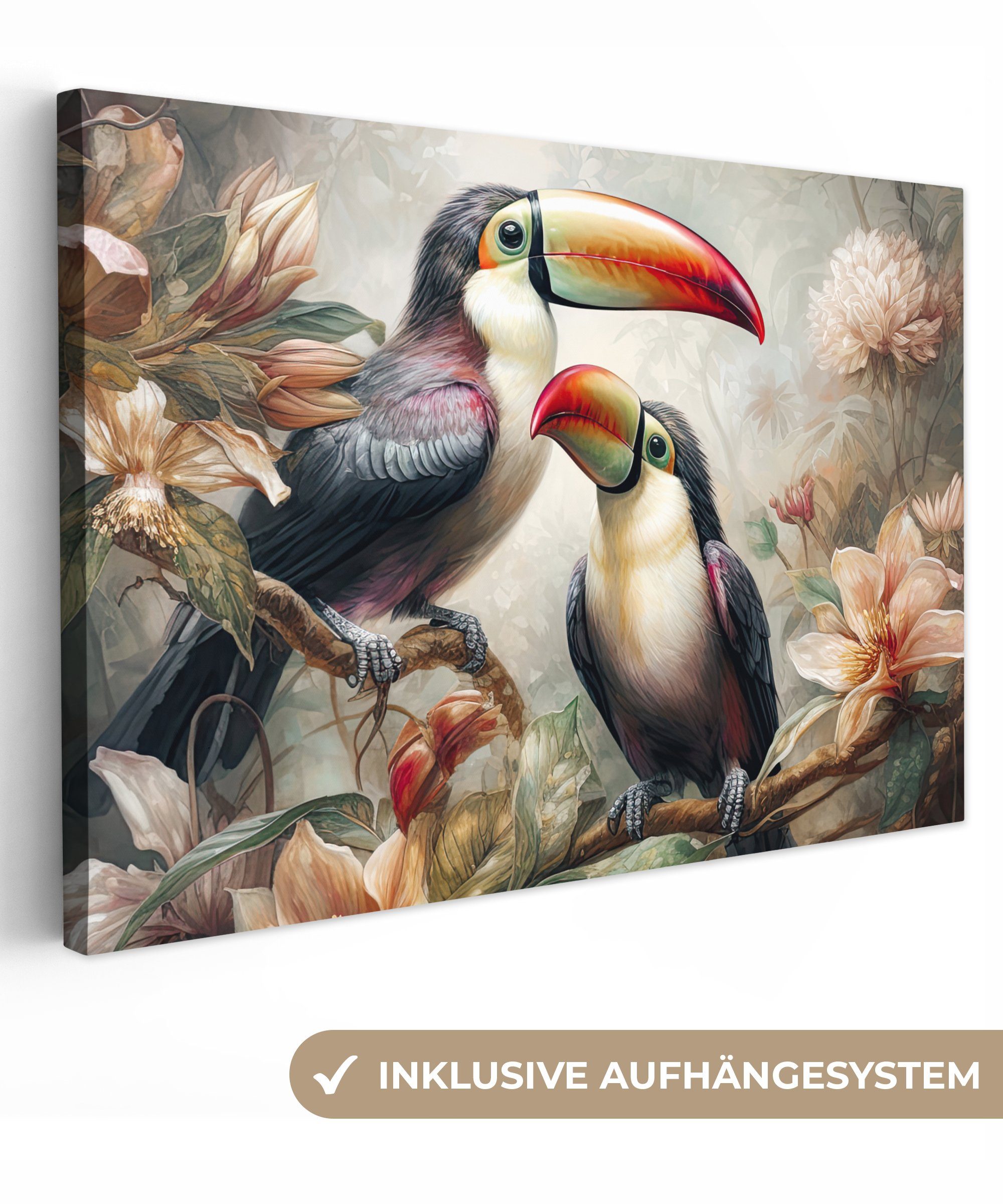 OneMillionCanvasses® Leinwandbild Tukan - Vögel - günstig online kaufen