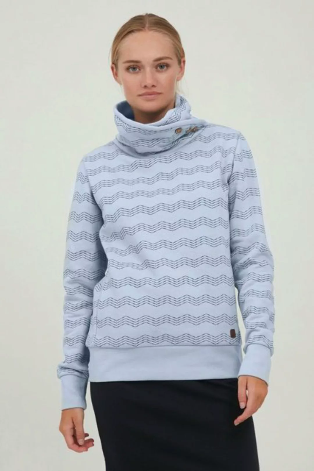 OXMO Sweatshirt OXVernita Toller Sweater mit hohem Kragen günstig online kaufen