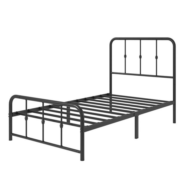 ZINUS Metallbett Florence, Bett mit Kopf- und Fussteil, (90x200cm & 140x200 günstig online kaufen