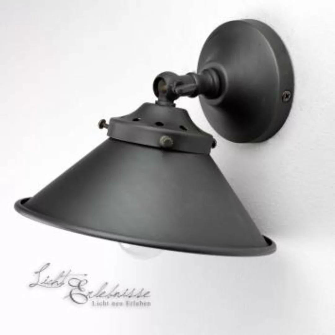 Wandlampe Vintage in Bronze aus echtem Messing günstig online kaufen