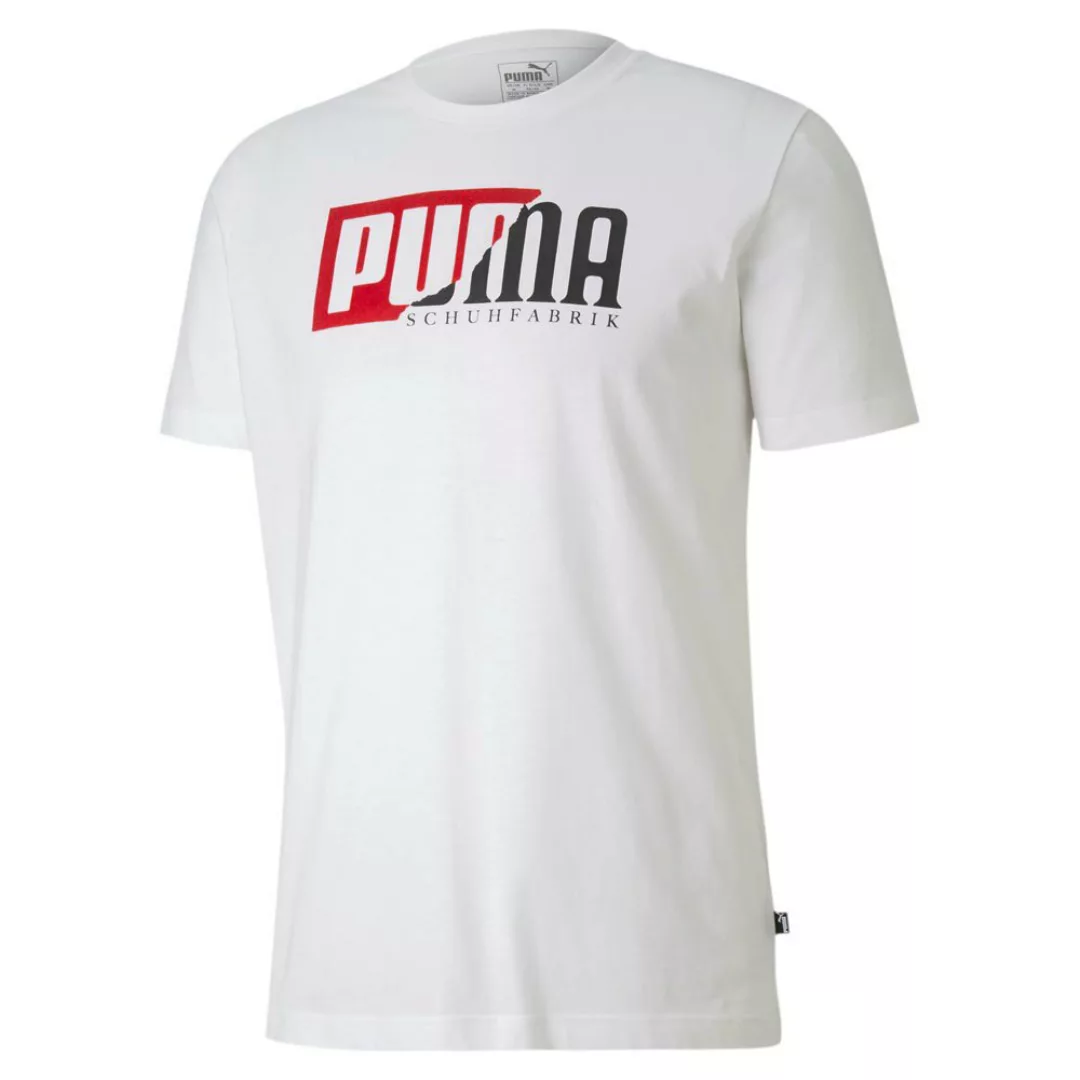 Puma Flock Graphic Kurzarm T-shirt S Puma White günstig online kaufen