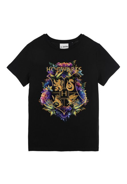 Harry Potter T-Shirt T-Shirt Damen Oberteil mit Hogwarts Print günstig online kaufen