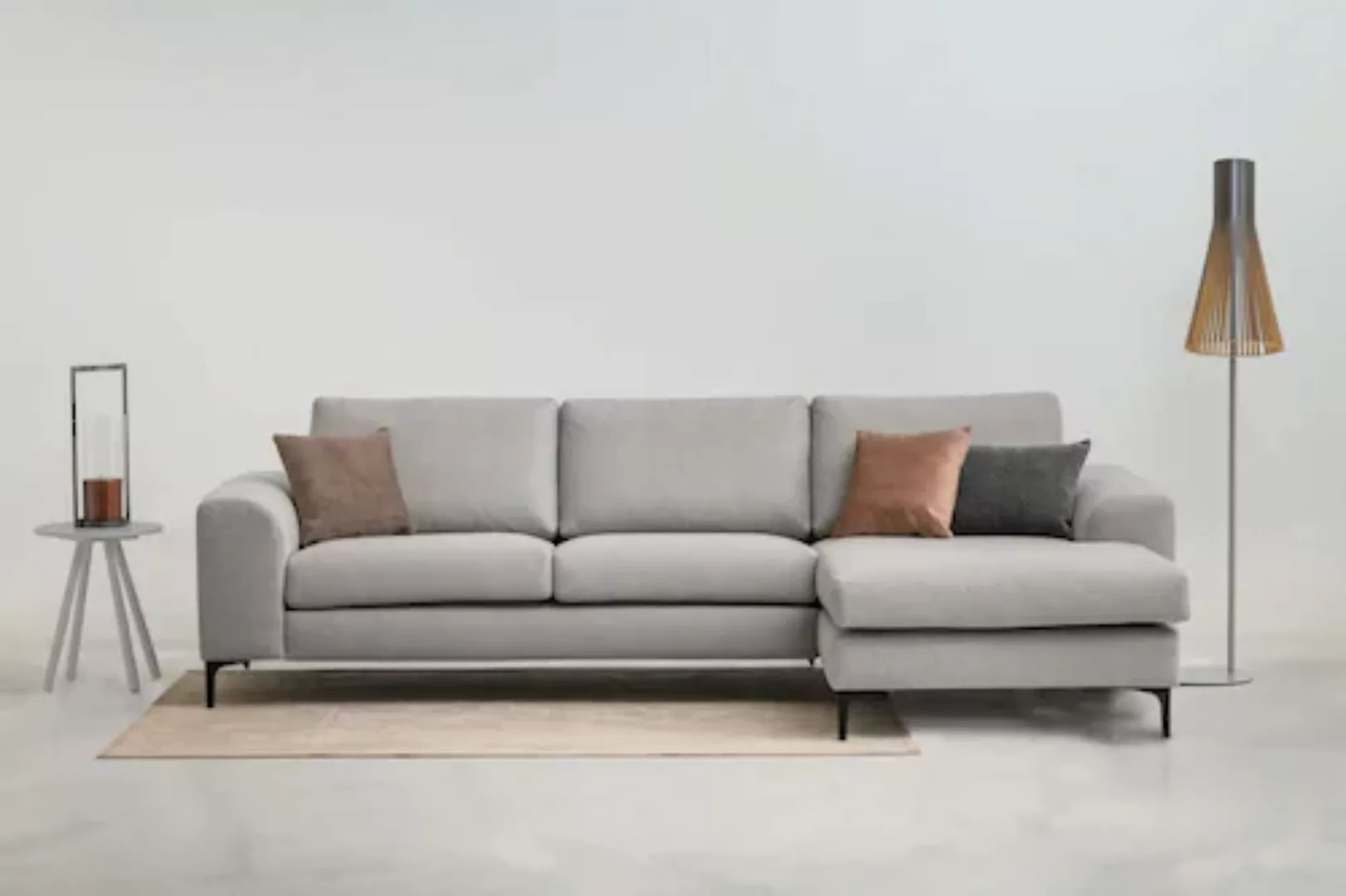 INOSIGN Ecksofa »Henry«, mit Metallbeinen, in modernem Design günstig online kaufen