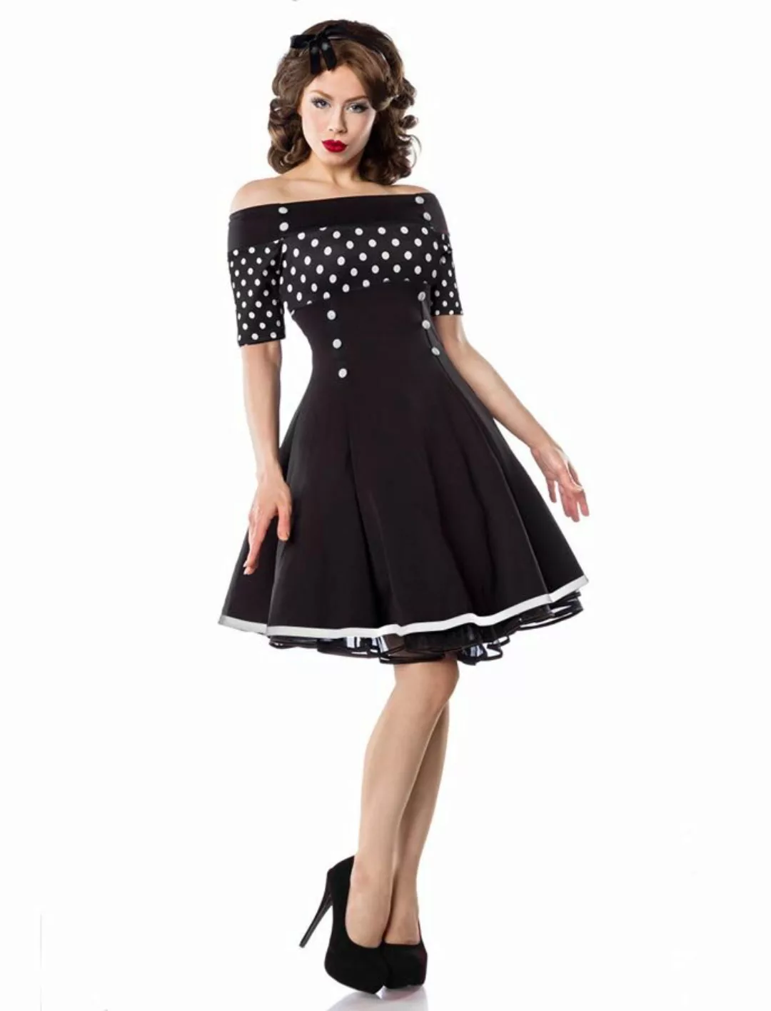 Vintage Kleid Polka-Dots günstig online kaufen