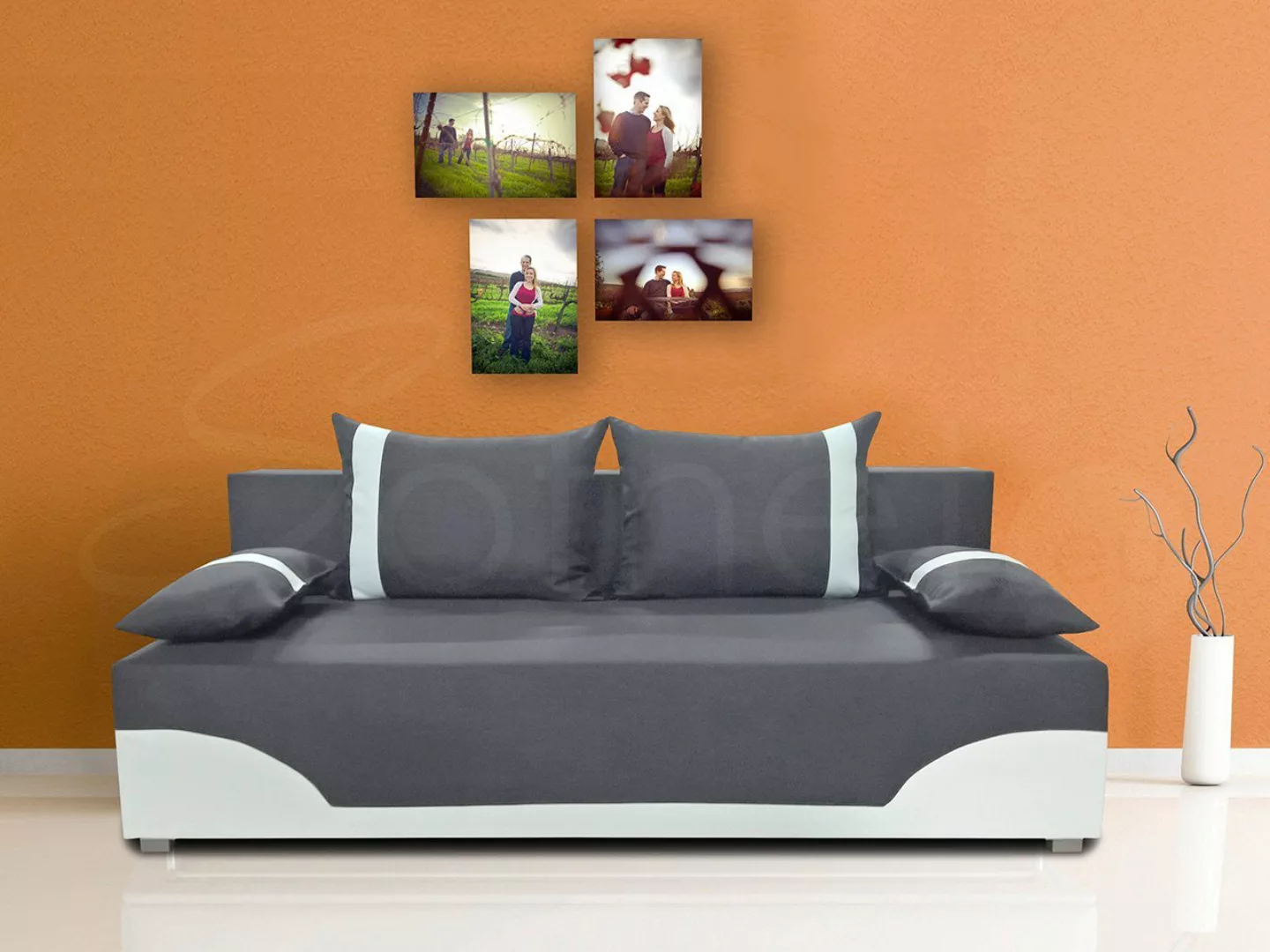 Sofnet Schlafsofa Dario, mit Schlaffunktion und Bettkasten, Bettsofa, Couch günstig online kaufen