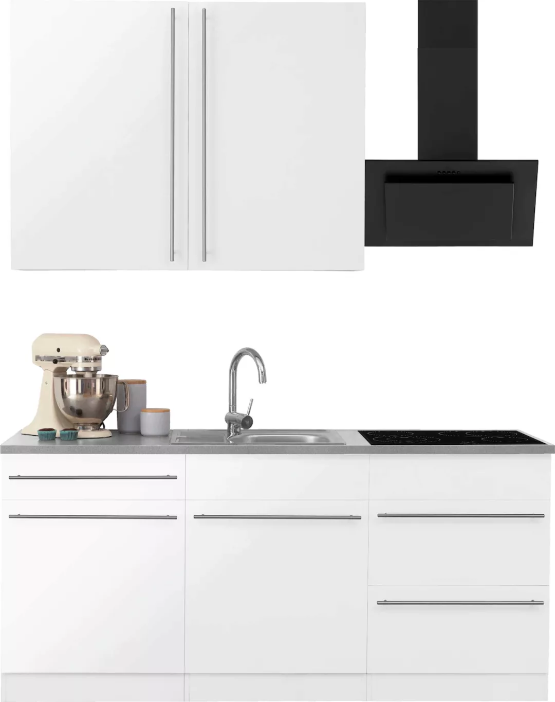 wiho Küchen Küche "Chicago", wahlweise mit E-Geräten, Breite 180 cm günstig online kaufen