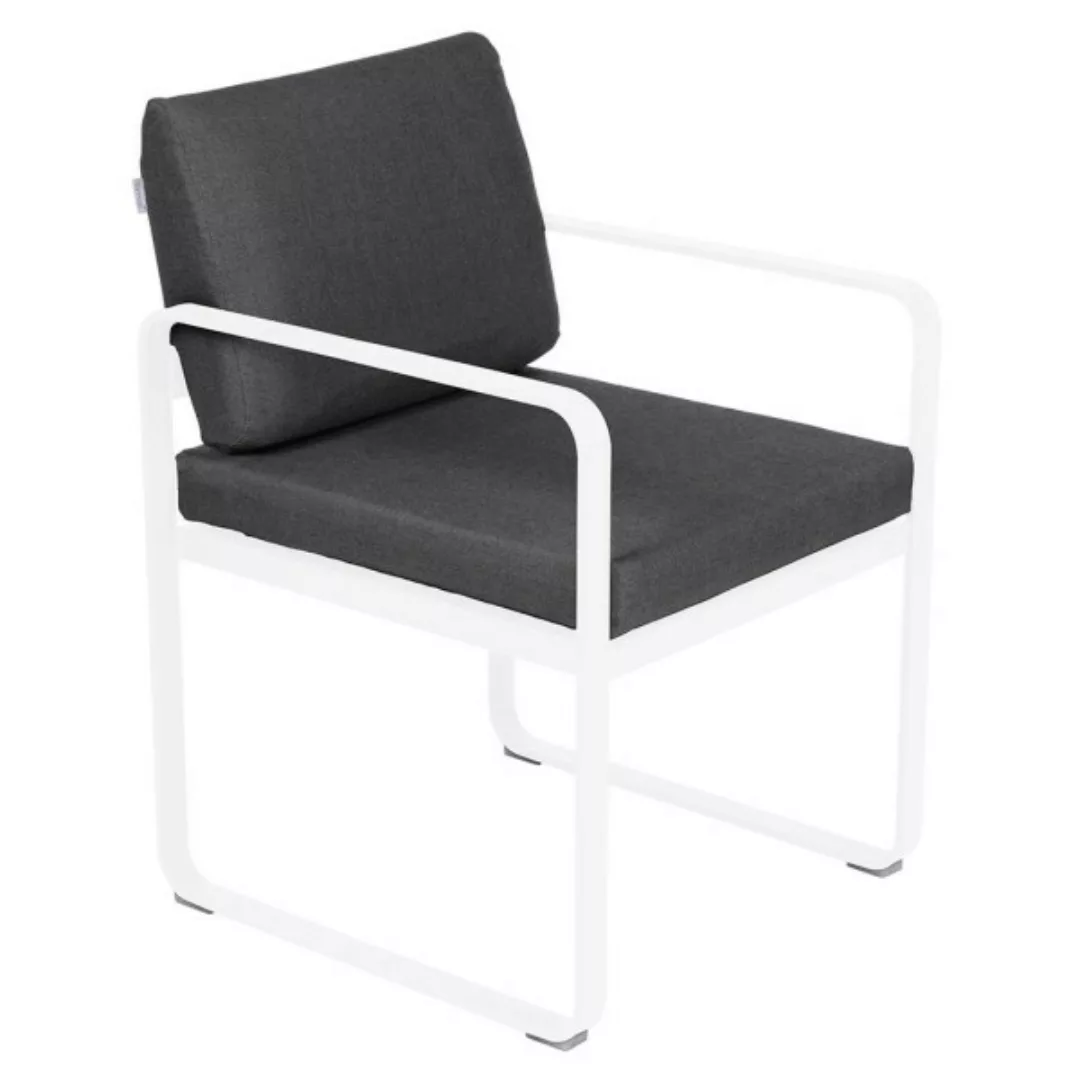 Bellevie Sessel Outdoor 01 Baumwollweiß A3 Graphitgrau günstig online kaufen