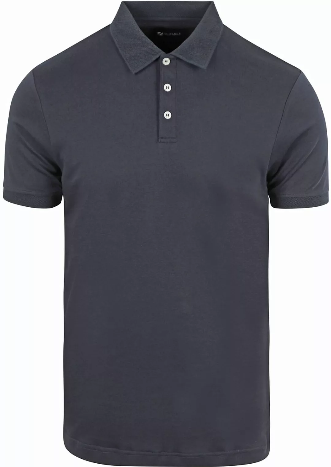 Suitable Liquid Poloshirt Navy  - Größe 4XL günstig online kaufen