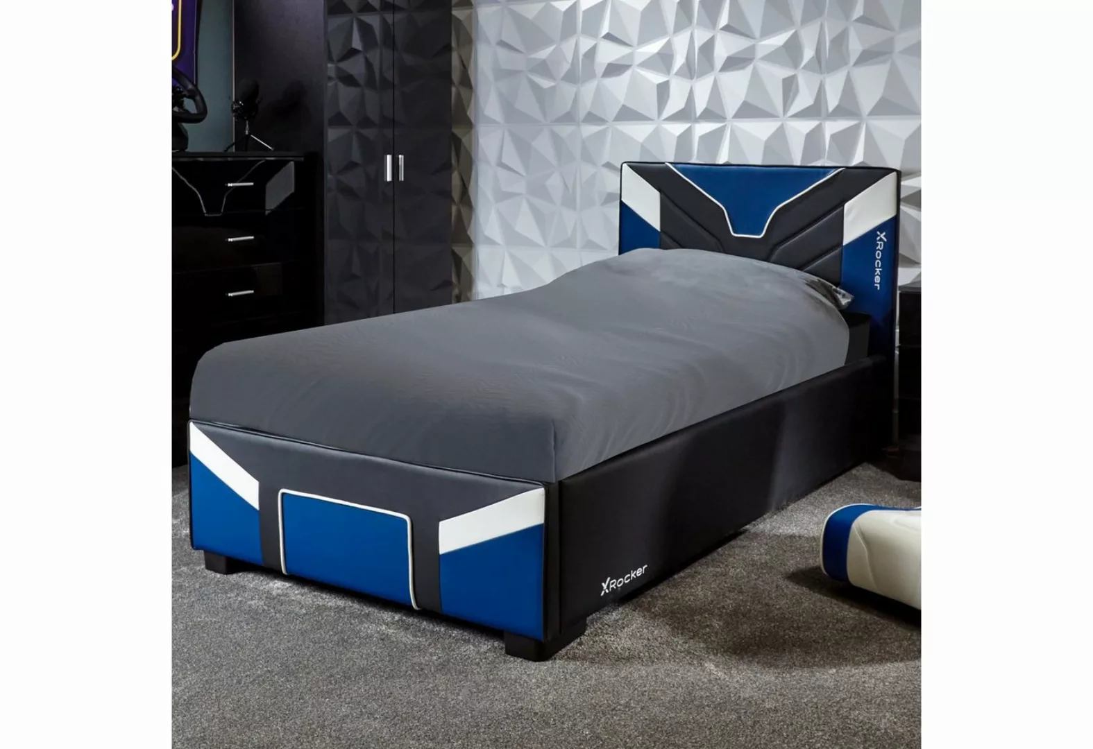 X Rocker Rennwagenbett Cerberus Ottoman Racing & Gaming Bett mit Stauraum günstig online kaufen