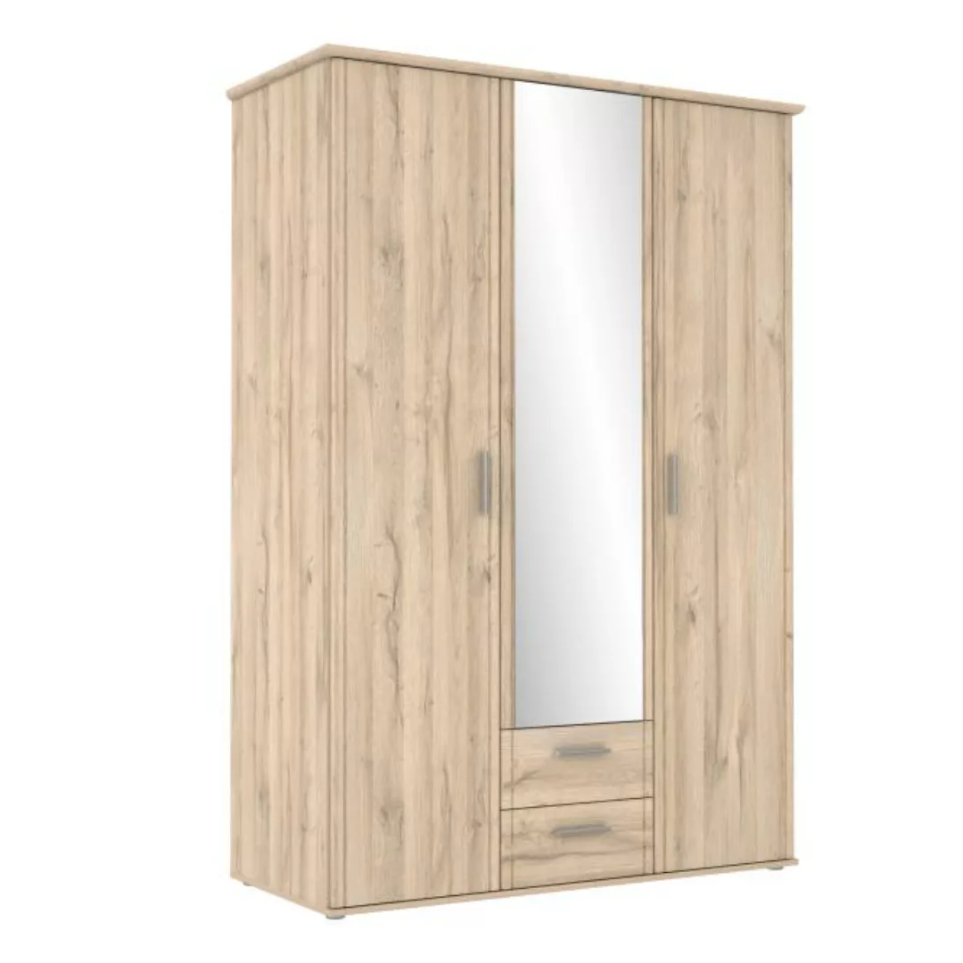 FORTE Kleiderschrank in Bianco Eiche - 139,2x200,8x59,6cm (BxHxT) günstig online kaufen