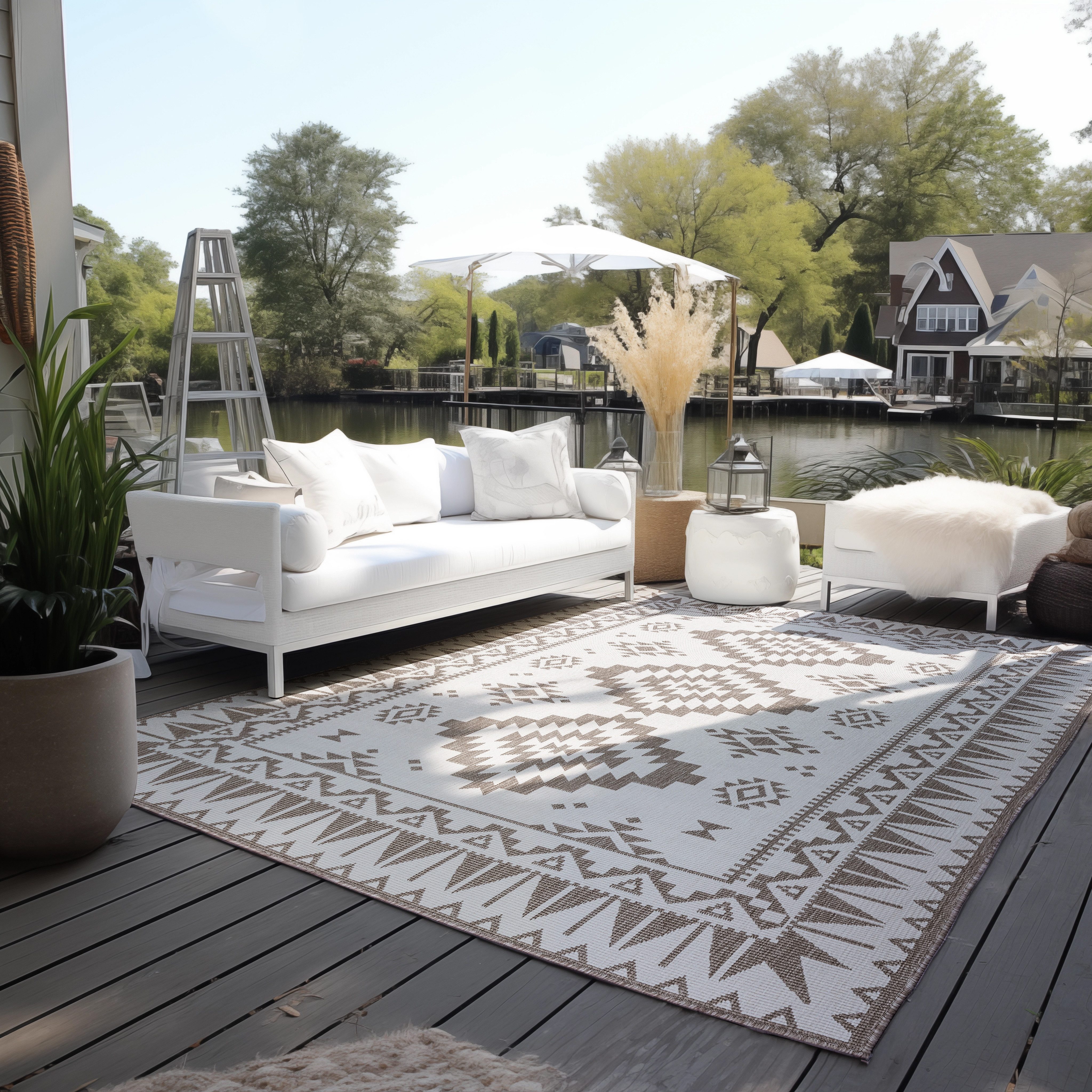 ELLE DECORATION Teppich »Dynamic, Wendeteppich«, rechteckig, 5 mm Höhe, Fla günstig online kaufen