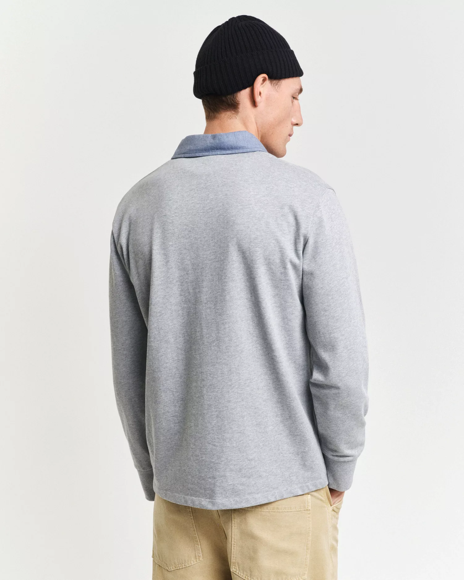 Gant Langarm-Poloshirt REG CHAMBRAY HEAVY RUGGER günstig online kaufen