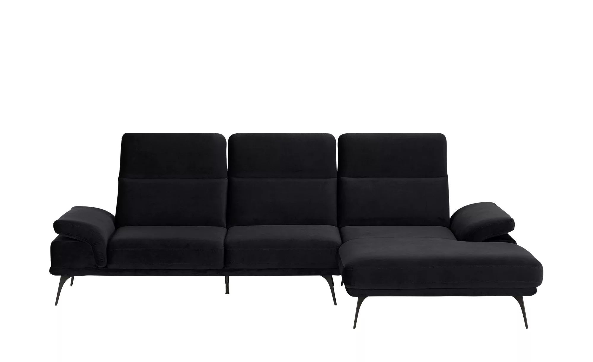 switch Ecksofa  Monte Carlo - schwarz - 103 cm - Polstermöbel > Sofas > Eck günstig online kaufen