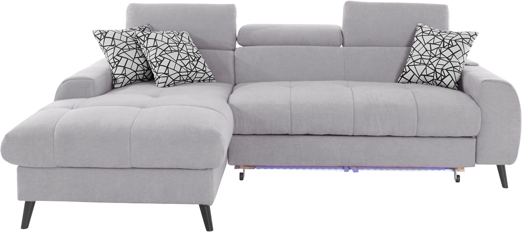 COTTA Ecksofa "Mia L-Form", 3-tlg.-Kissen-Set, Recamiere, wahlweise mit ode günstig online kaufen