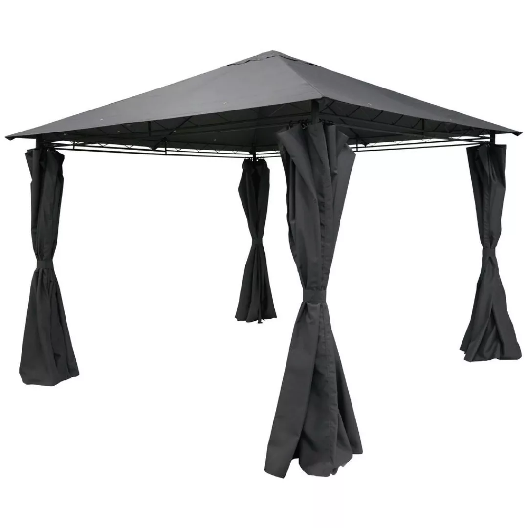 Pavillon grau Stahl B/H/L: ca. 300x260x300 cm günstig online kaufen