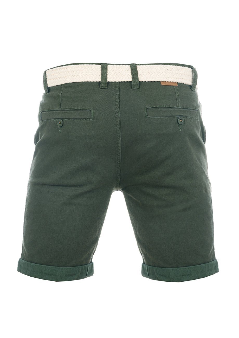 riverso Kurze Hosen Herren Sommer Chino Shorts mit Gürtel Regular Fit RIVHe günstig online kaufen