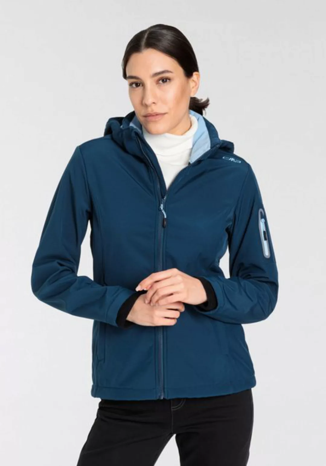 CMP Softshelljacke WOMAN JACKET ZIP HOOD günstig online kaufen