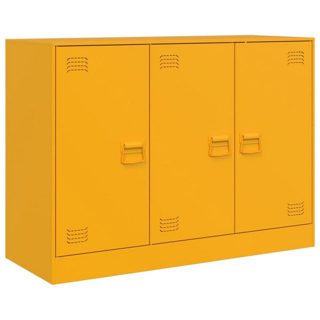 vidaXL Mehrzweckschrank Sideboard Senfgelb 99x39x73 cm Stahl günstig online kaufen