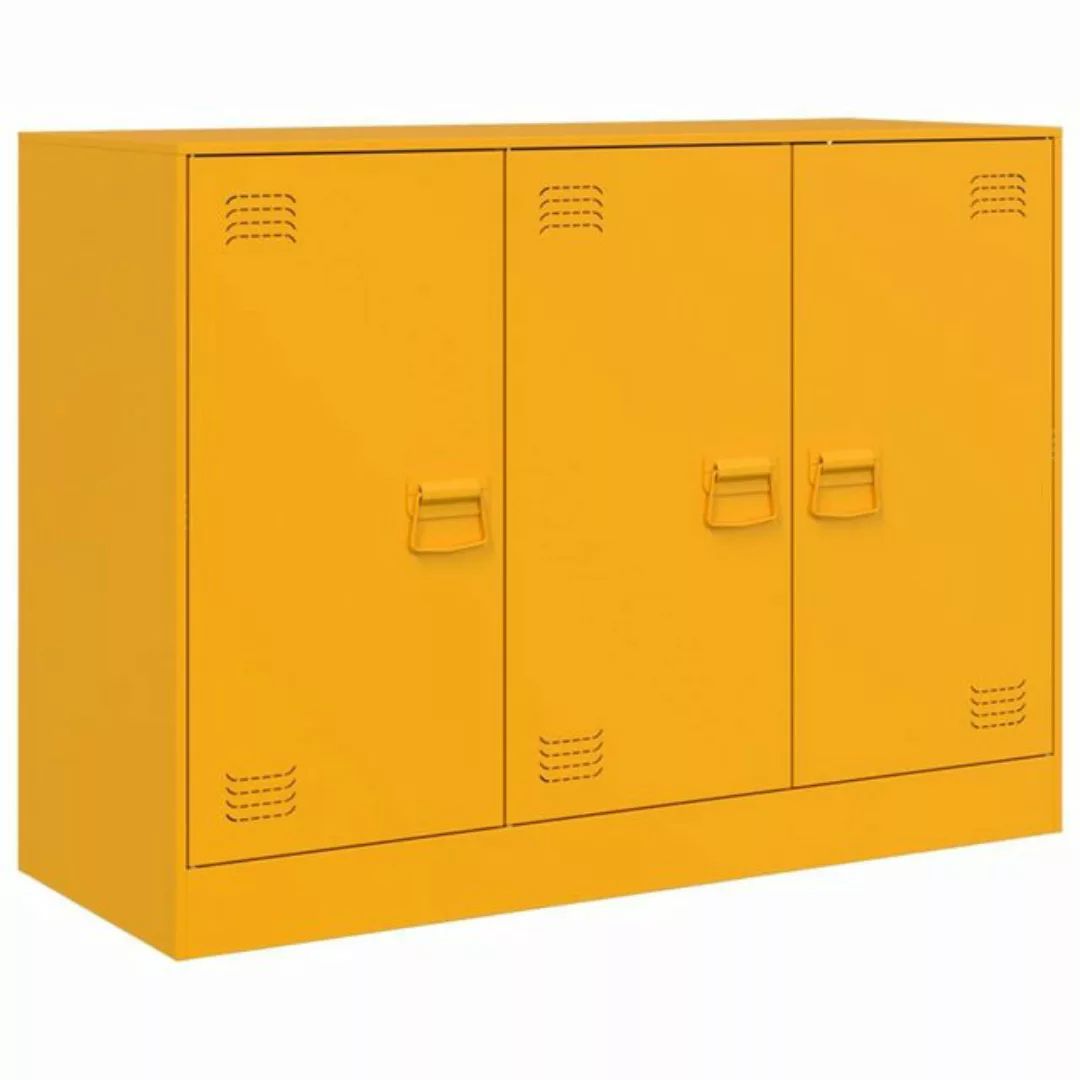 vidaXL Mehrzweckschrank Sideboard Senfgelb 99x39x73 cm Stahl günstig online kaufen