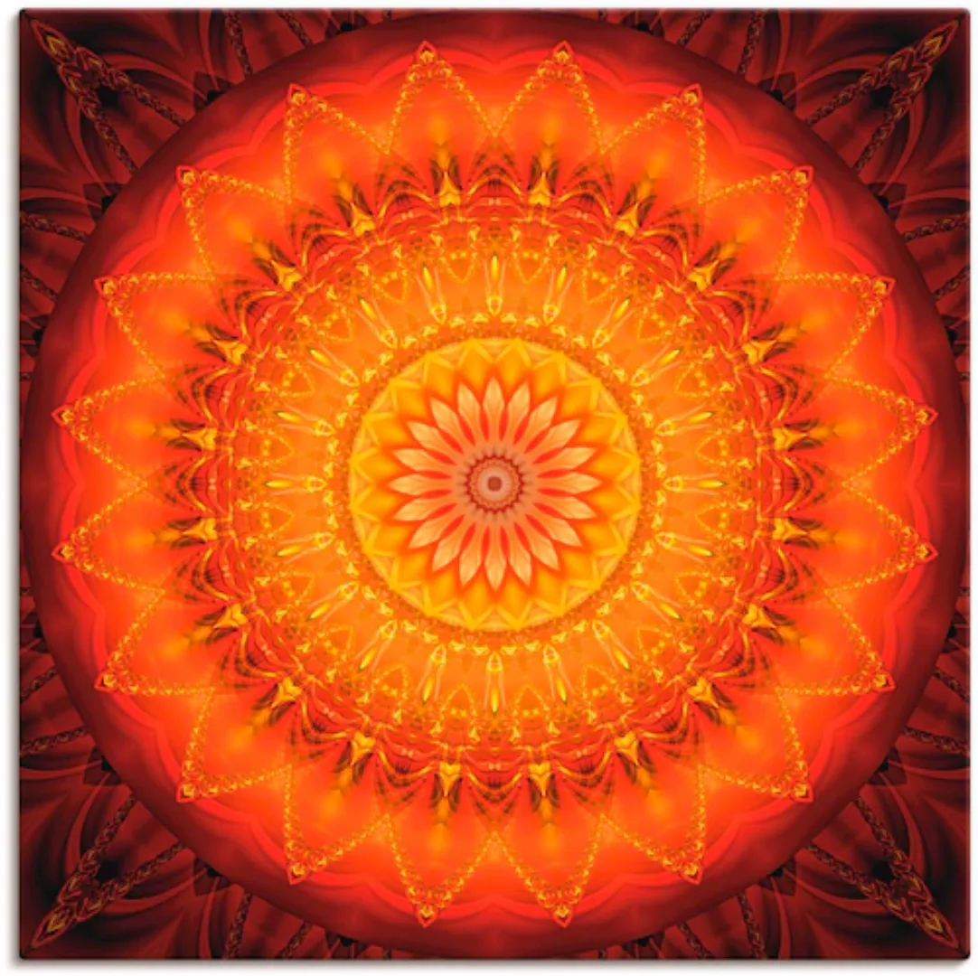 Artland Wandbild »Mandala Energie 1«, Muster, (1 St.), als Leinwandbild, Po günstig online kaufen