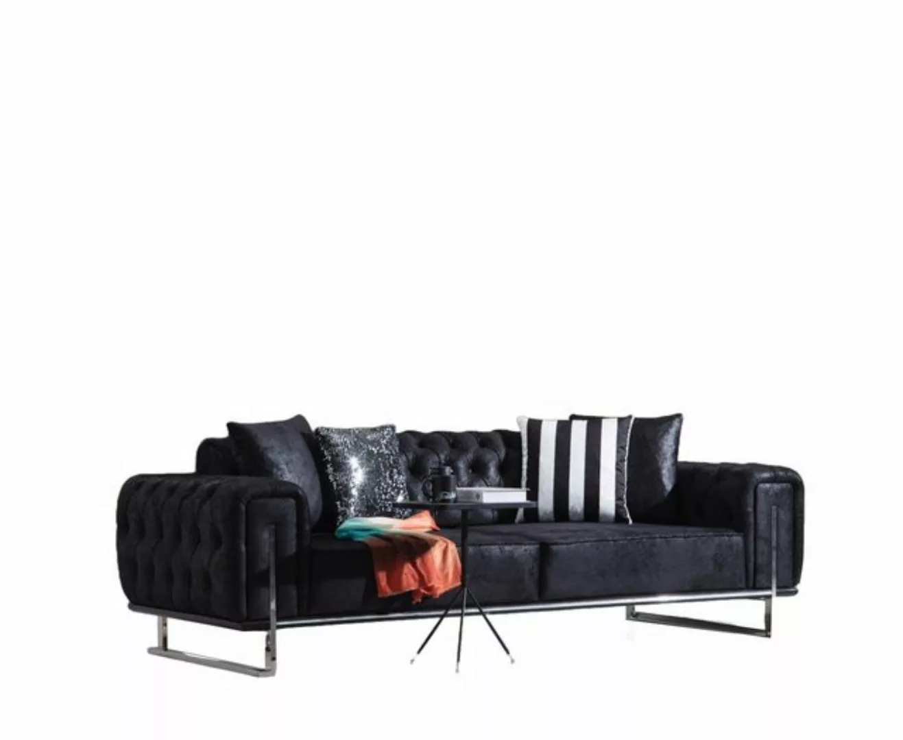 JVmoebel 3-Sitzer Sofa Dreisitzer Couch Chesterfield Möbel Polstersofas Woh günstig online kaufen