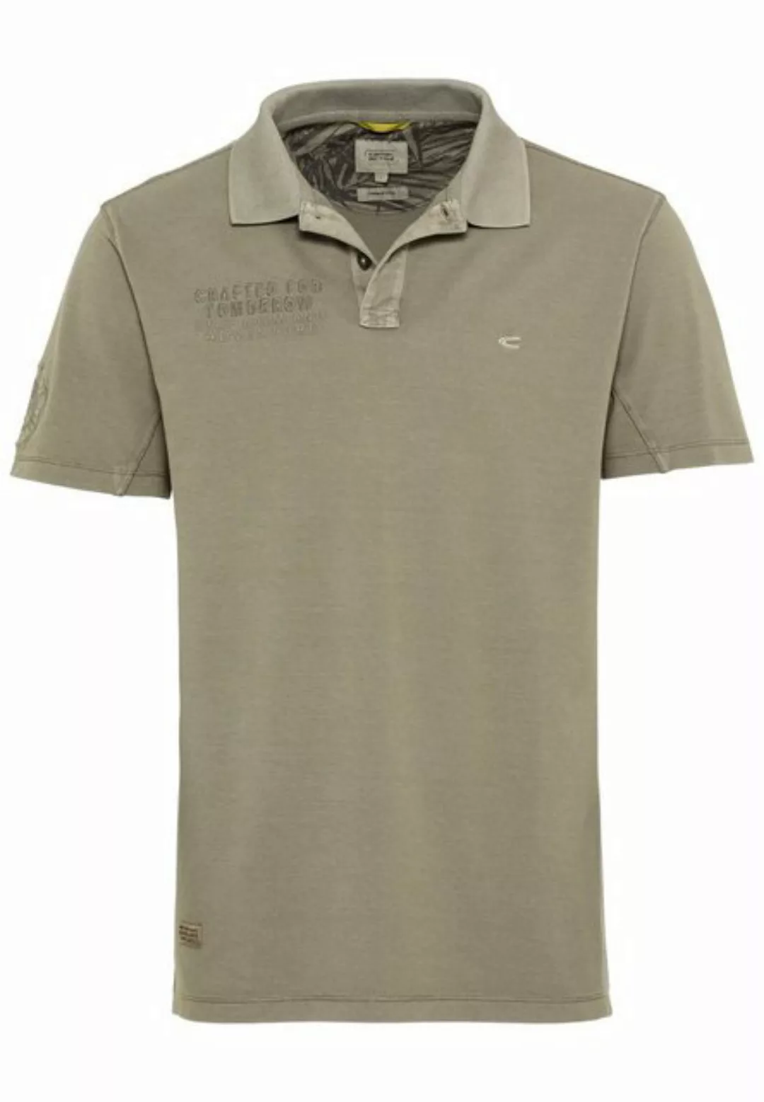 camel active Poloshirt mit Garment-Dye-Färbung günstig online kaufen