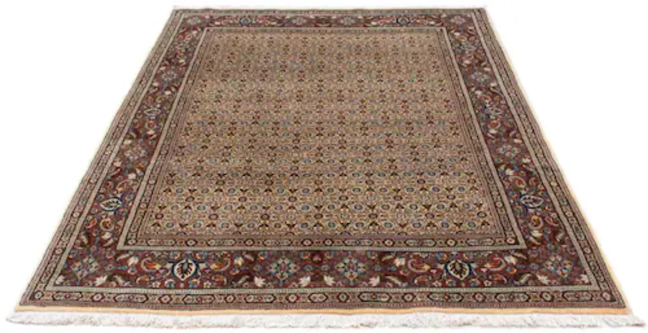 morgenland Wollteppich »Moud Felder Beige 238 x 169 cm«, rechteckig günstig online kaufen