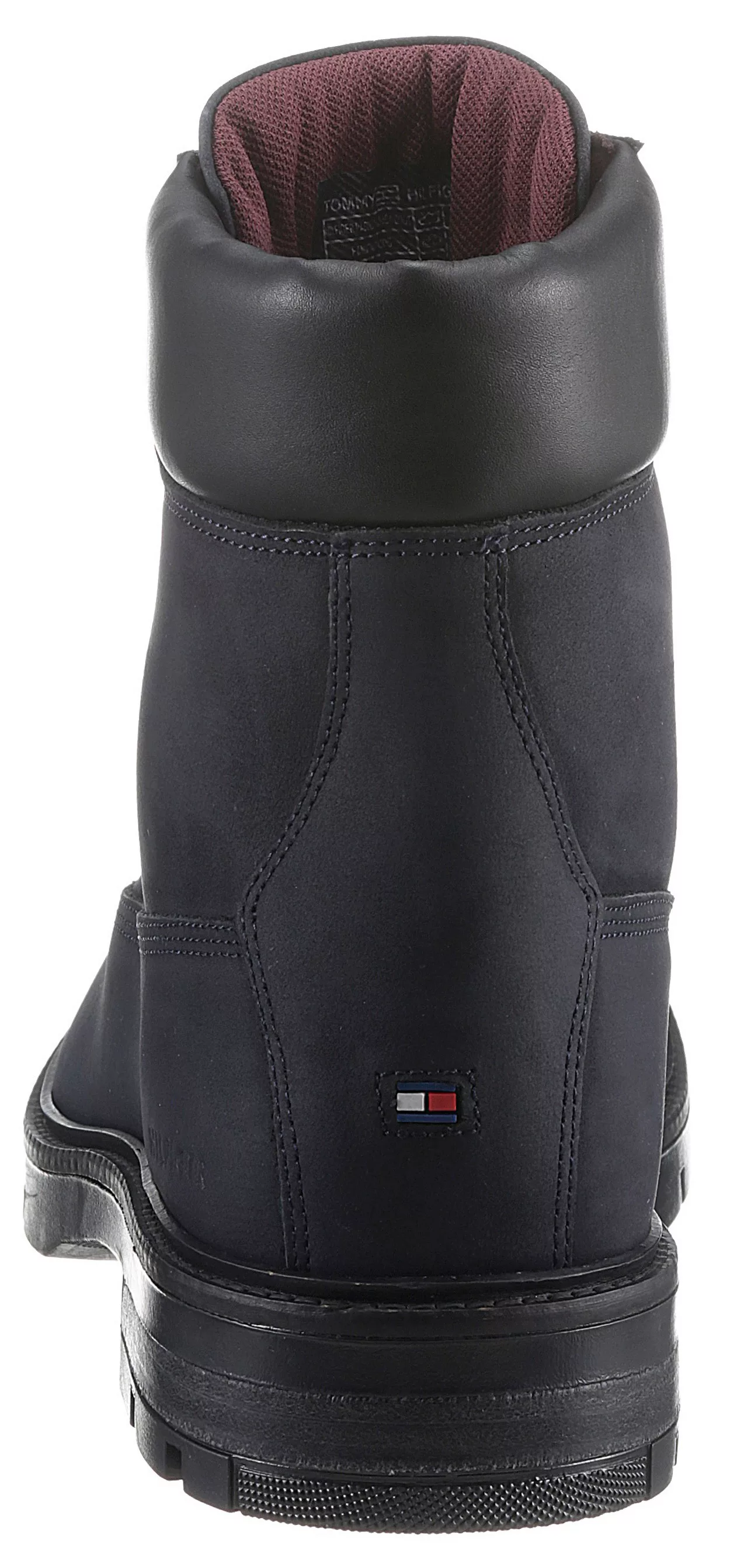 Tommy Hilfiger Schnürboots "HILFIGER PADDED NUBUCK BOOT", mit weich gepolst günstig online kaufen