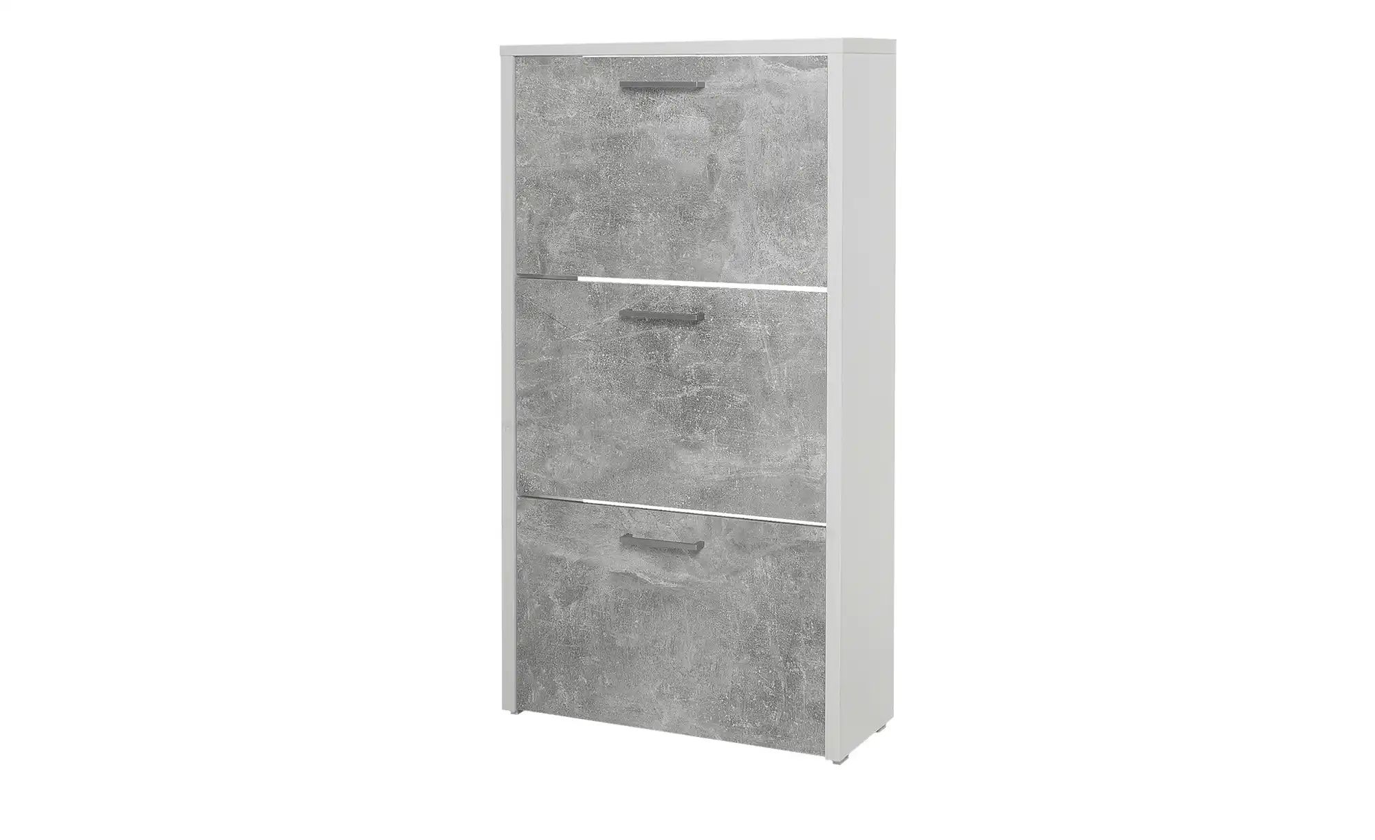 Schuhschrank  Anfo ¦ grau ¦ Maße (cm): B: 61 H: 115 T: 25.0 Garderoben & Kl günstig online kaufen