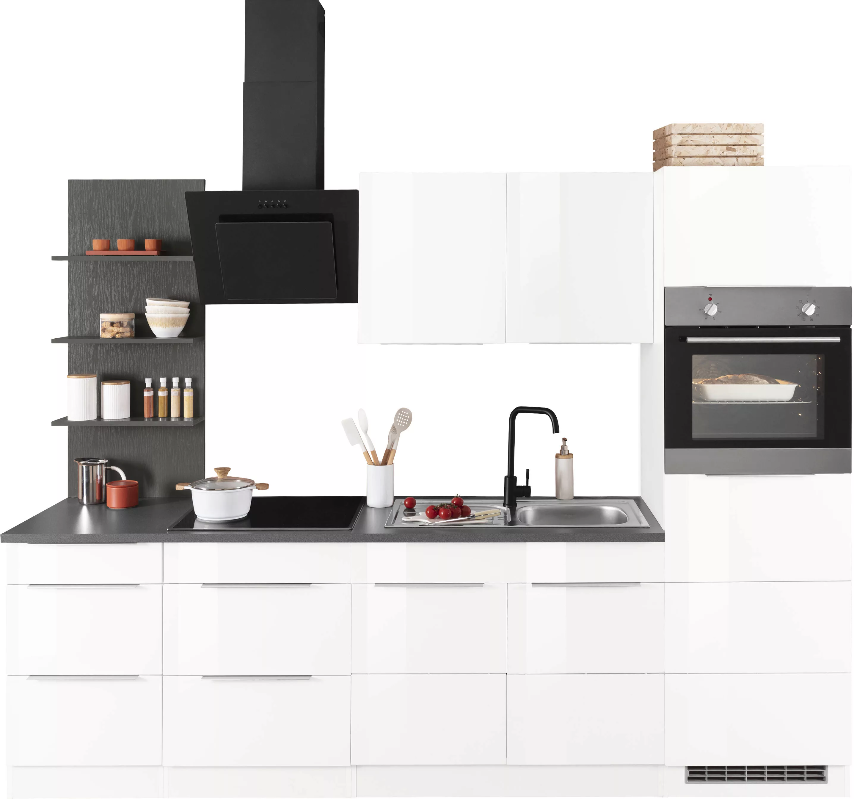 KOCHSTATION Küchenzeile »KS-Brindisi Breite 270 cm«, wahlweise mit E-Geräte günstig online kaufen