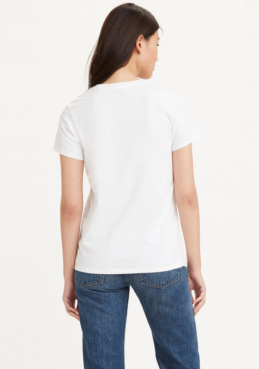 Levi's® Rundhalsshirt THE PERFECT TEE mit Logo im Metallic-Holo Print günstig online kaufen