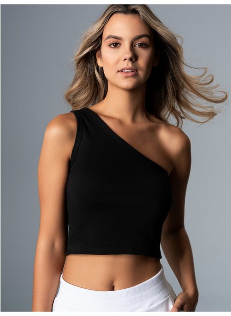 Trigema T-Shirt TRIGEMA Modisches One-Shoulder-Top (1-tlg) günstig online kaufen