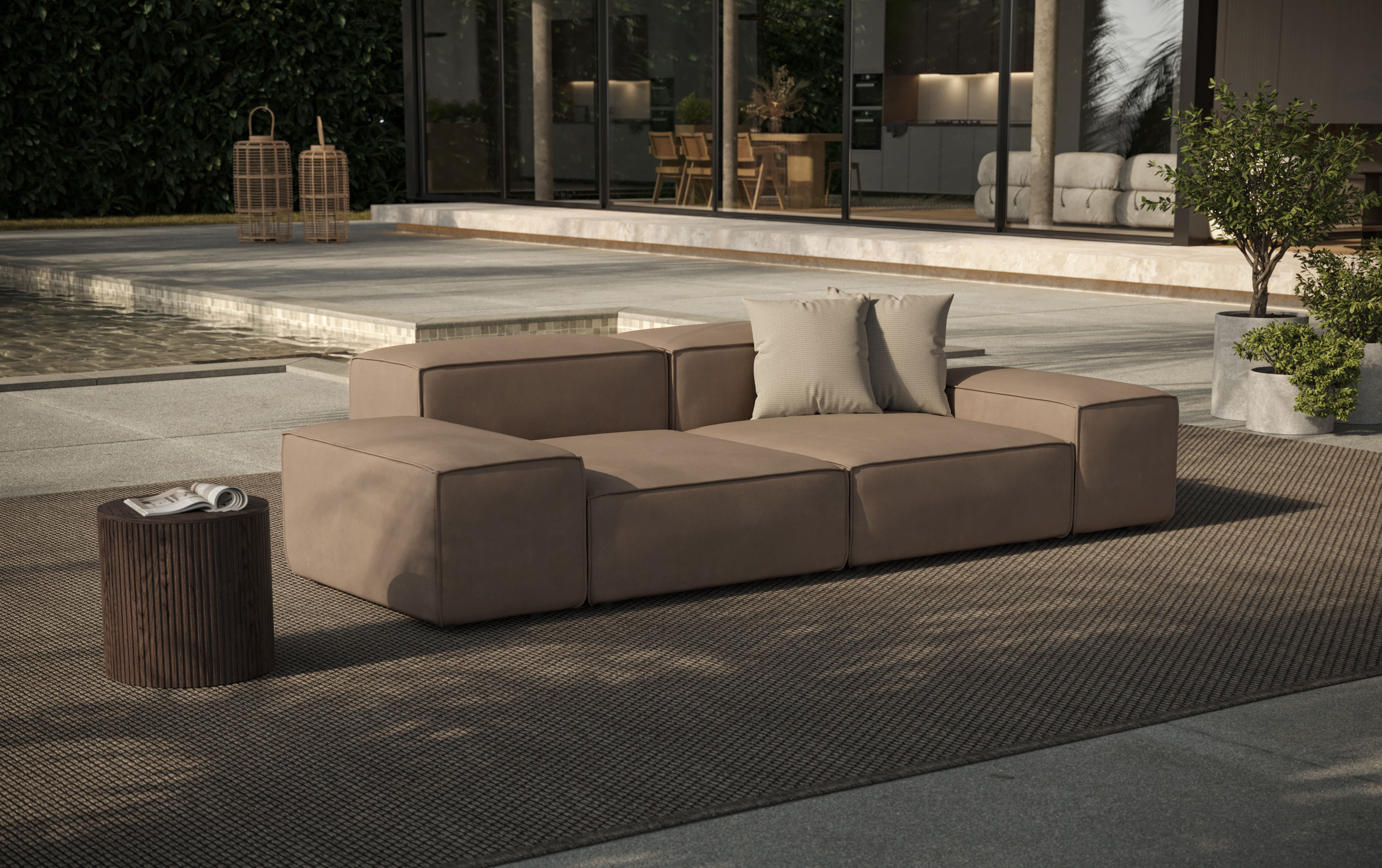 designwerk Big-Sofa "Puzzle, Designsofa für Indoor und Outdoor, bequem, mod günstig online kaufen
