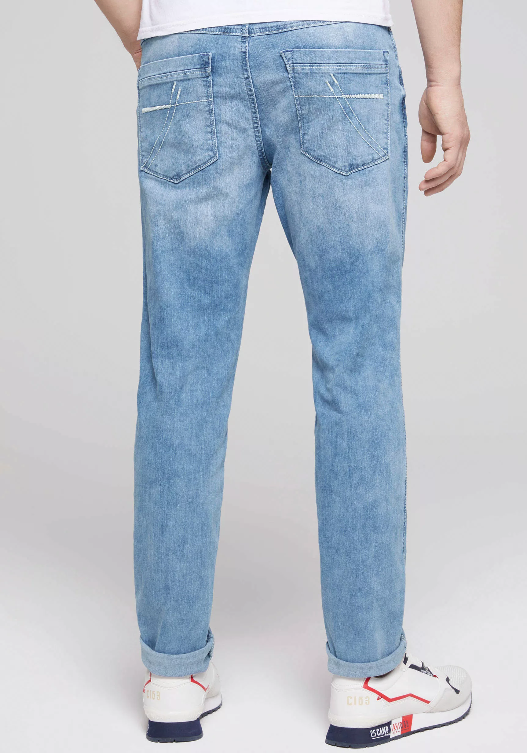 CAMP DAVID 5-Pocket-Jeans mit dünnen Nähten günstig online kaufen